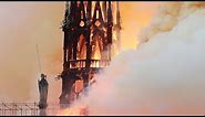 Fire engulfs Notre-Dame Cathedral, collapsing spire and roof