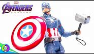 "SCALE ARMOR CAPTAIN AMERICA" Avengers Endgame Figure Review | Hasbro Basic