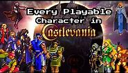 Every Single Playable Character in the Castlevania Series