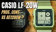Casio LF-20 Review, Pros, Cons vs AE-1200W ( LF-20W Twin Graph review)