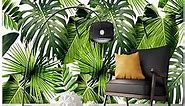 Custom Wallpaper Tropical Rain Forest Wall Mural Banana Leaf 3D Large Wall Paper Bedroom Background Murals