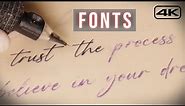Tattoo Fonts Tutorial - How to Tattoo for Beginners