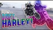 How to drift your Harley Davidson motorcycle