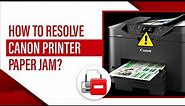How to Resolve Canon Printer Paper Jam? [3 Quick Solutions] #canon #printer