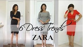 Zara Fall Autumn Dresses Haul 2018 | 6 Dress Trends from ZARA