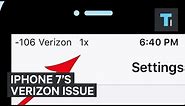 How To Fix The iPhone 7's Verizon Connection Issue