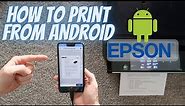 How to Print from Android Phone to Epson Printer (Wirelessly and OTG USB Cable)