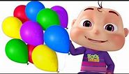 Five Little Babies Blowing A Balloon | And Many More Baby Songs | 3D Rhymes For Children