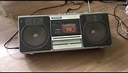 Pioneer SK 353L boombox , a look inside, fix, demag and overview