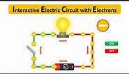 How to make interactive animated electric circuit with electrons in PowerPoint