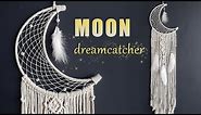 DIY Tutorial l How to make a Moon Dreamcatcher ? | Macrame Decor