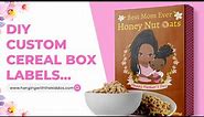 How to Make Custom Cereal Boxes|Creative Mothers Day Gift Ideas
