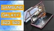 Samsung Galaxy S23 S20 S21 S22 Ultra Case 360°Full surround metal Magnetic with screen glass protect