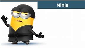 Despicable Me: Minion Rush - Ninja Costume