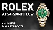 Rolex Prices Hit 2-Year Low | June 2023 Market Update