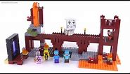 LEGO Minecraft The Nether Fortress reviewed! set 21122
