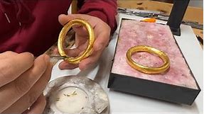 This Amazing 24 Karat Pure Gold Bracelet Sets Making Process Is Mind Blowing