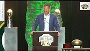 Green Bay Packers Hall of Fame induction speech: Jordy Nelson