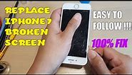 How to Replace & Fix iPhone 7 Broken Screen