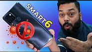 Infinix Smart 6 Unboxing & First Impressions⚡6.6” HD+, 64GB ROM & FP Scanner @ Rs.7,499
