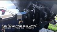 How to replace the trim motor without lifting your outboard