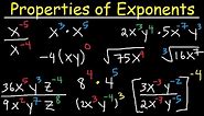 Properties of Exponents - Algebra 2