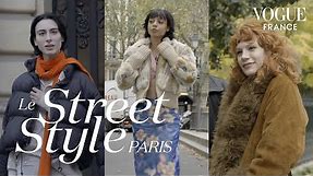 Que portent les Parisiens en hiver ? Ft. Sophie Fontanel | LE STREET STYLE | Vogue France
