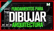⚠️ Dibujo Tecnico ARQUITECTONICO | Dibujar Plantas Vistas y Cortes en ARQUITECTURA | Planos