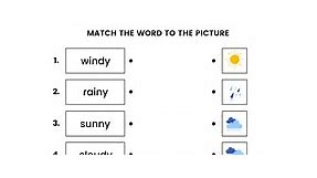 Weather Worksheets | Games4esl