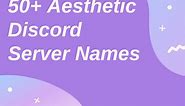 50  Aesthetic Discord Server Names and Ideas: The Ultimate List