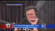 Tesla Stock Takes A Hit After CEO Elon Musk Puffs On Joint In Interview
