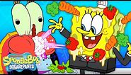 SpongeBob and Squidward Are Cooking for Mr. Krabs 🧑‍🍳 Full Scene 'Kooky Cooks' | SpongeBob