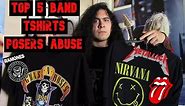 Top 5 Metal/Rock Band T-shirts Every Poser Wears