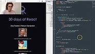 30 Days of React - Day Twelve - "Random User Generator" - with randomuser.me API