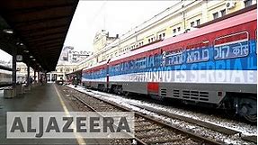 'Provocative' Serbian train halted at Kosovo border