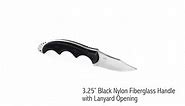 Sheffield 12152 Bolo 2.15 Inch Drop Point Fixed Blade Knife, Lightweight Neck Knife, Fixed Blade Knife Tactical, Fixed Blade Knife EDC