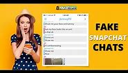 How To Make Fake Snapchat Chat ? Fake Snapchat Chat Generator