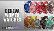 10 Best Selling Geneva Women Watches [2018 ]: Geneva Women's Wholesale 10 Assorted Platinum watch