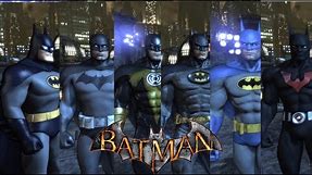Batman Arkham City - All Costumes/Skins/Suits (4K 60 FPS)