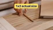 1x2 actual size - WoodworkingToolsHQ