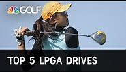 Top 5 LPGA Drives of All Time | Golf Channel
