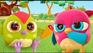 Hop Hop the Owl & the ice cream cart. Funny cartoons for babies & kids' learning videos.