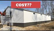 What Did it COST? 4x6, 6x6, 3 ply laminated columns used on a pole barn building? | 60x100 16’