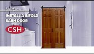 How to Install a Bifold Rolling Barn Door (step-by-step instructions)