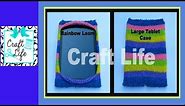 Craft Life Large Rainbow Loom Tablet Case Tutorial ~ Fits iPad