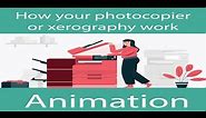 how xerography machine work animation | SWAJ Foundation #kids #education #xerography #science #swaj