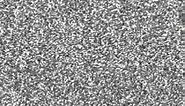 Analog TV white noise and static