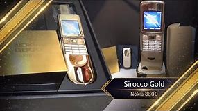 The original Nokia 8800 Sirocco Gold | Full box - Unboxing | Jansuda
