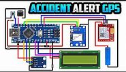 Accident Alert System Project Using Arduino SIM800L and GPS Module