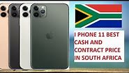 Best iPhone 11 contract and cash prices in South Africa